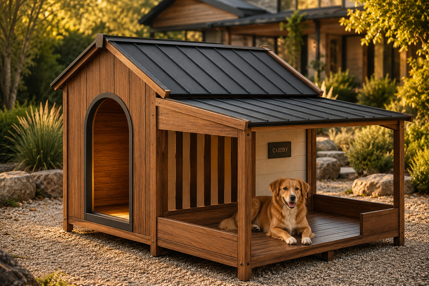 Cubby Outdoor Köpek Kulübesi - Isı Yalıtımlı (Büyük Boy)