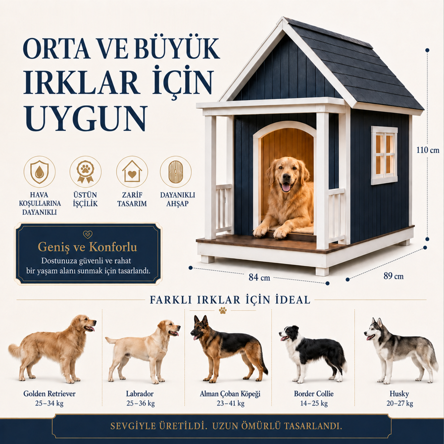 Cubby Outdoor Köpek Kulübesi - Isı Yalıtımlı